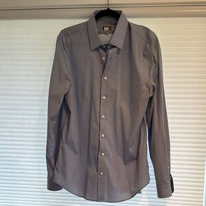 Express Men's Blue Dress Shirt